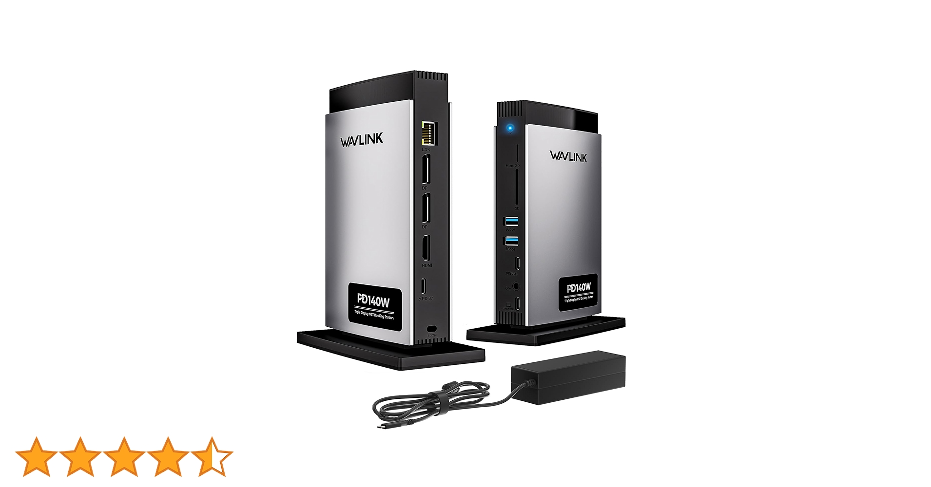 WAVLINK11-in-1 USB-Cドッキングステーション モニター分割 Amazon.co.jp: WAVLINK11-in-1 USB-Cドッキングステーション、3